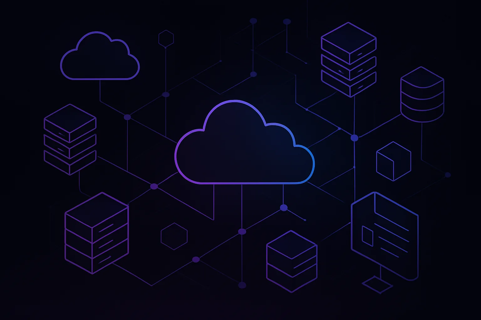 Complex network of interconnected cloud services