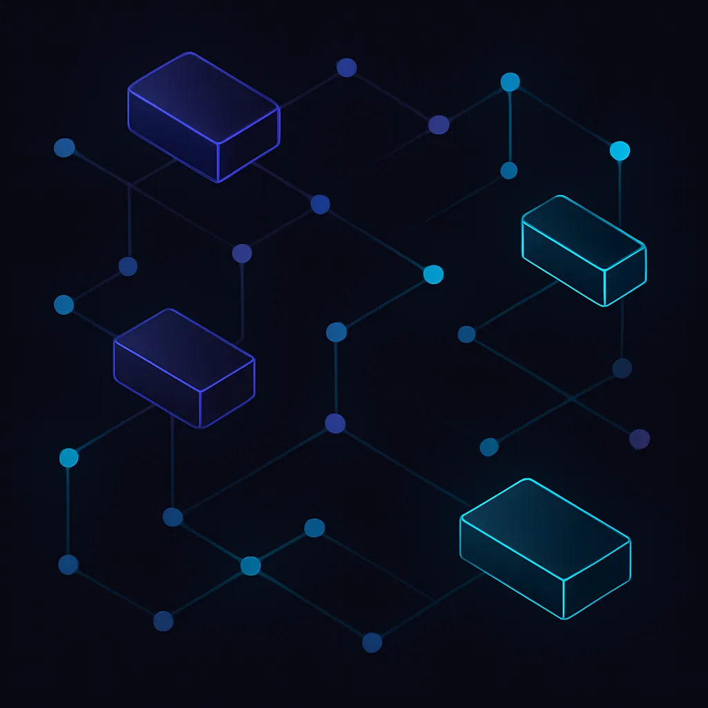 Network of interconnected test modules and fixtures