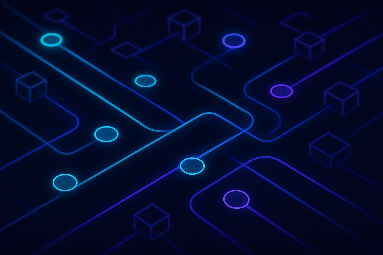 Flow of tokens through a distributed network with multiple paths