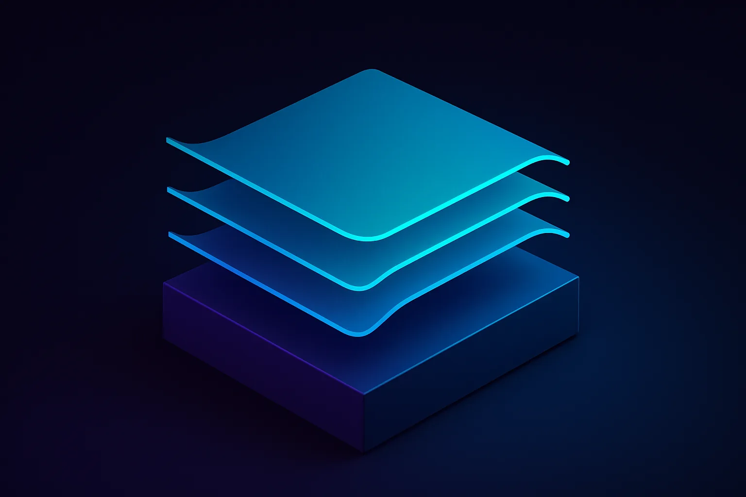 Layered architecture with a solid foundation and flexible upper layers