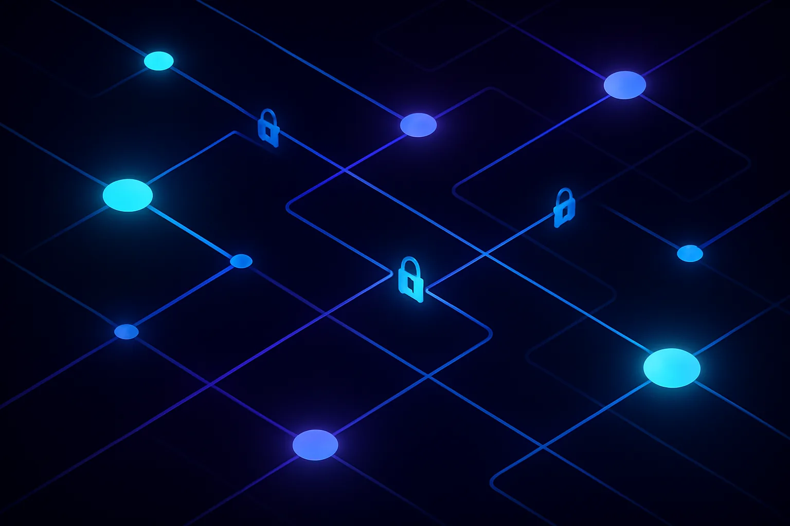 Abstract data flow with secure nodes and connections