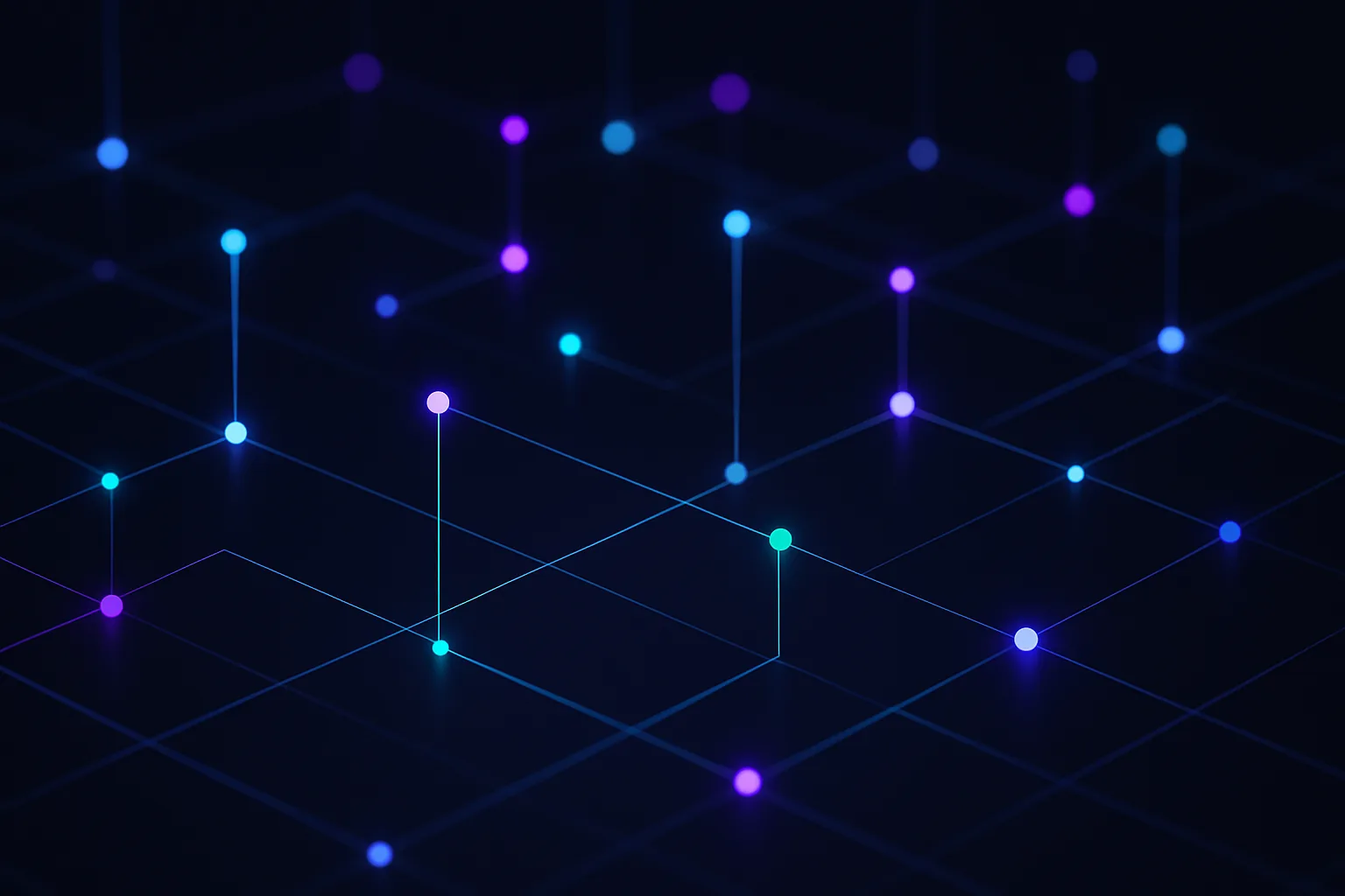 Interconnected nodes with data streams between them
