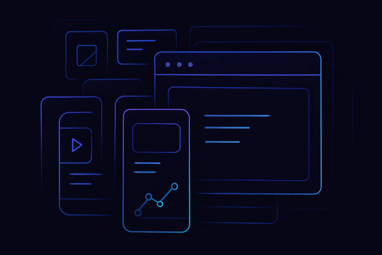 Web layers interacting with diverse devices