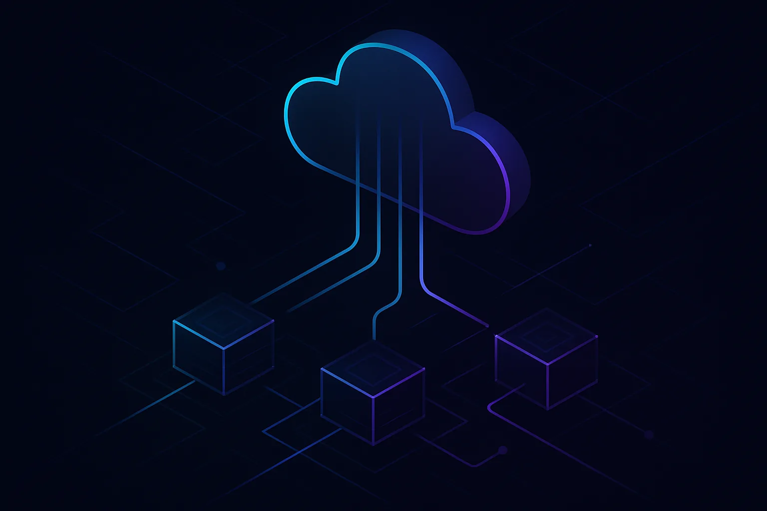 Cloud architecture with data streams and processing nodes