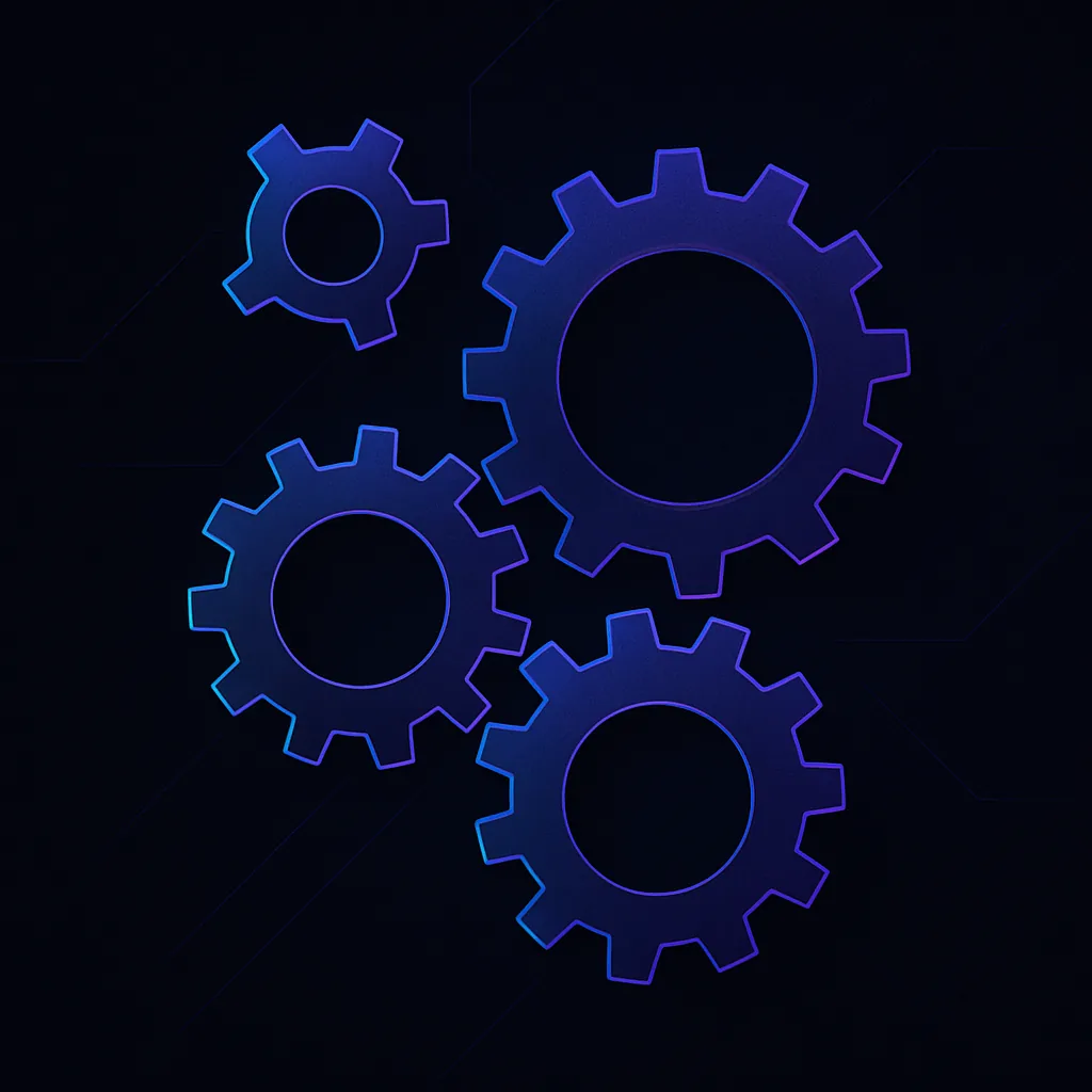 Intertwined gears with one gear misaligned
