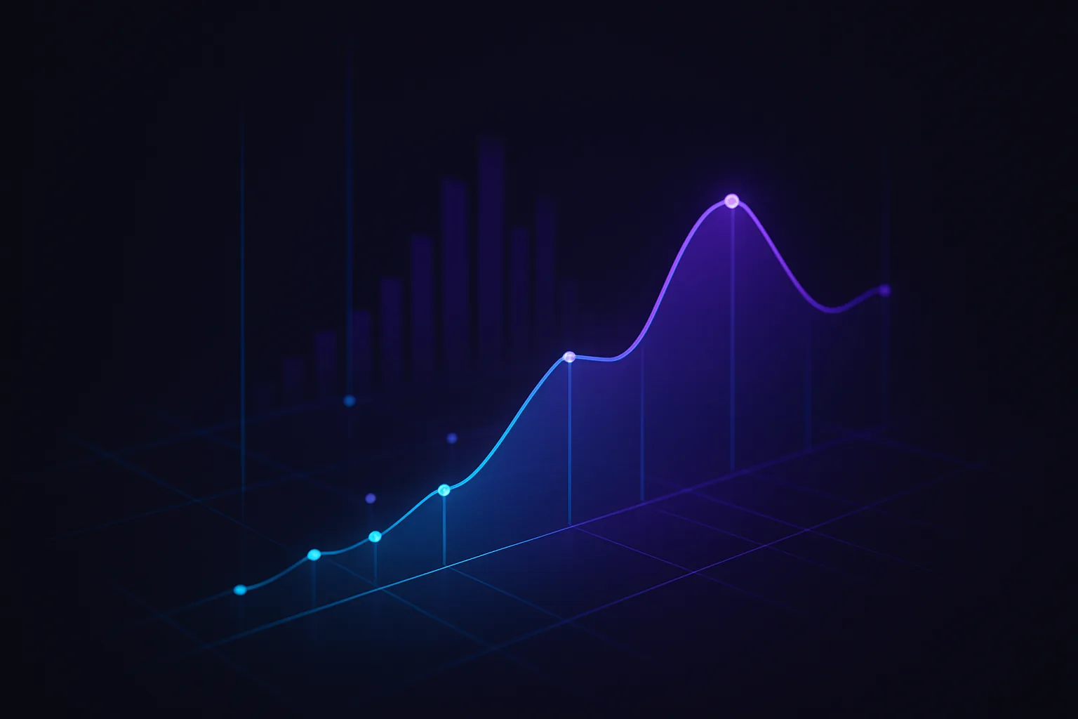 Graph with performance metrics and data points
