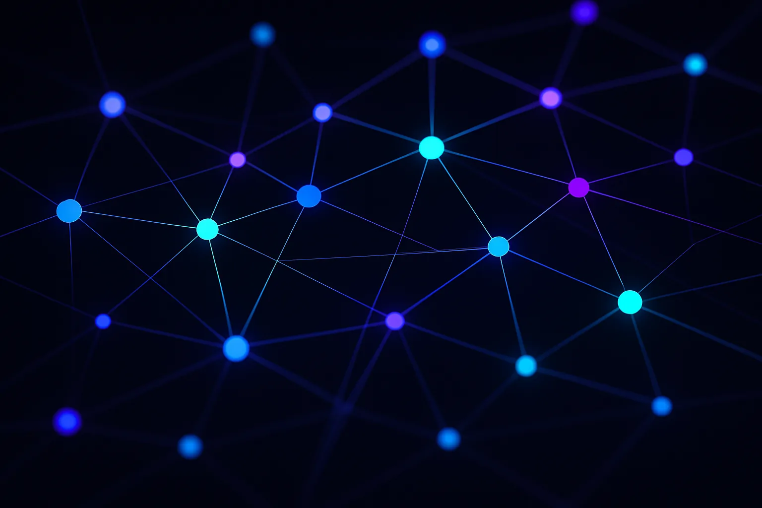 Network of interconnected nodes with dynamic links