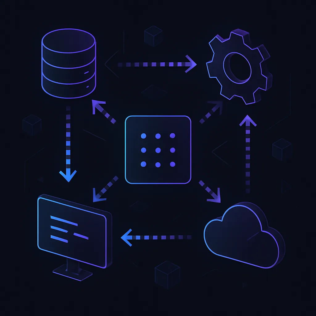 Interconnected services exchanging data in real-time