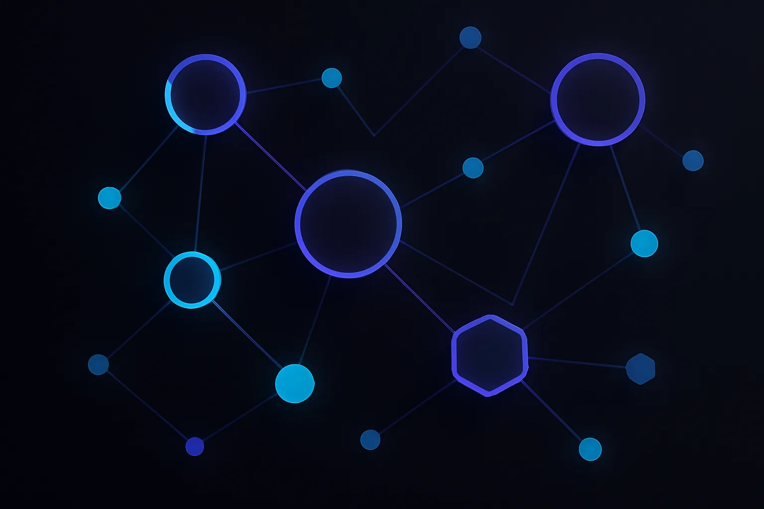 Interconnected nodes representing JavaScript modules
