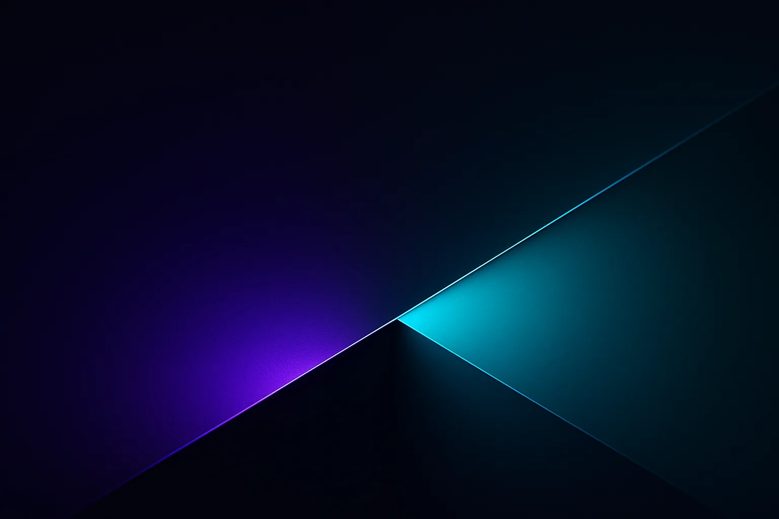 Abstract boundary line splitting two distinct areas