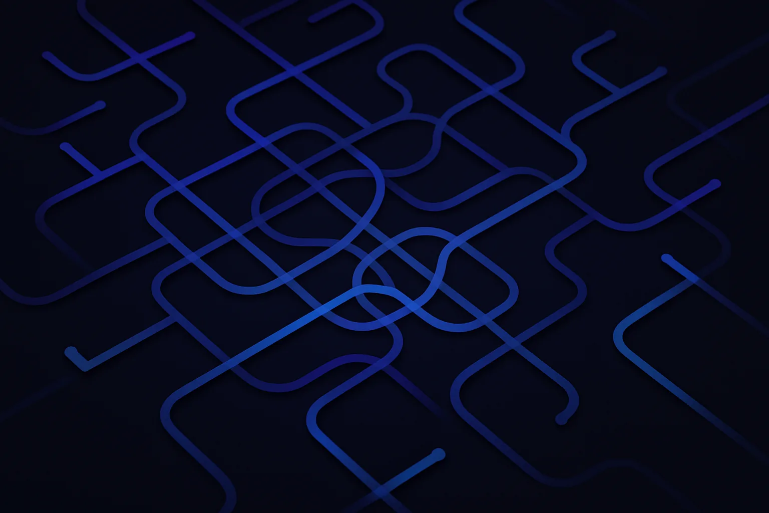 A tangled web of paths with dead ends