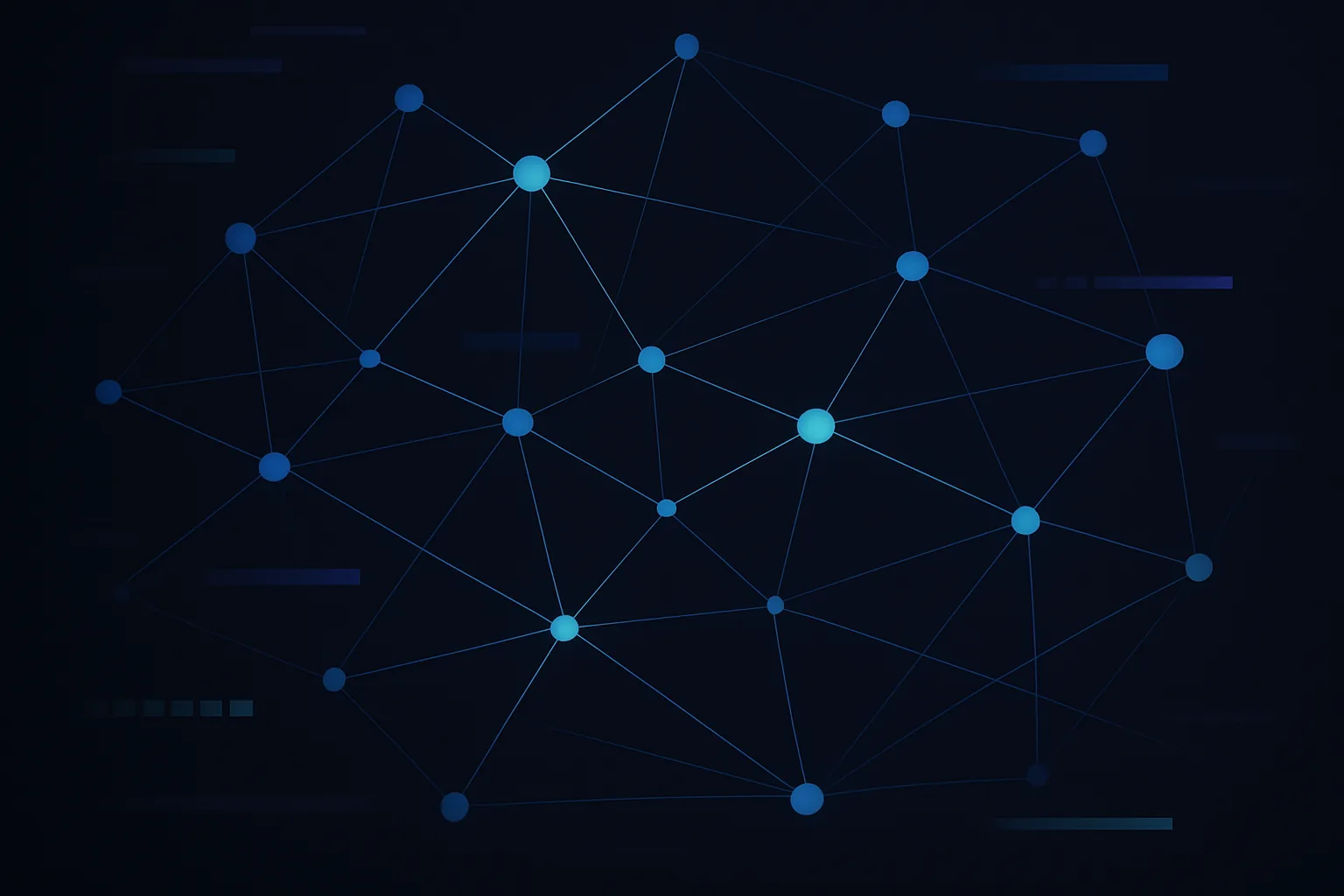 Network of nodes with time segments